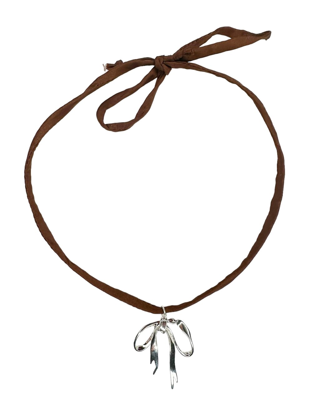 Ribbon String halskæde - Mocca